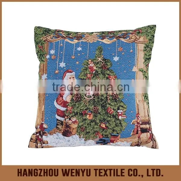 PLUS 2015 Factory Supplies Jacquard Fashion Christmas Home Decorative Cushion Cover photo-2