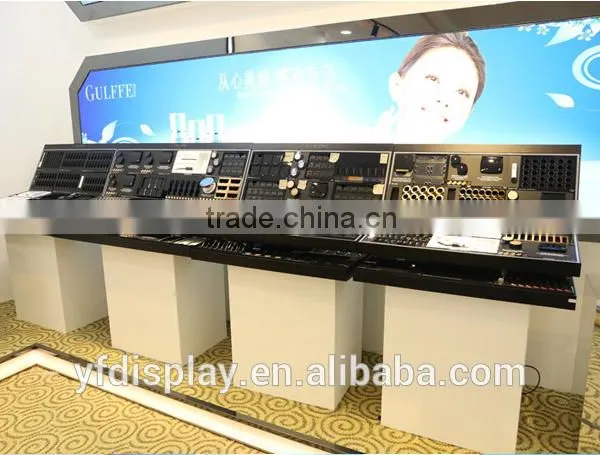 Wooden Cosmetic Show Case, Cosmetic Display, Make-up Product Display photo-2
