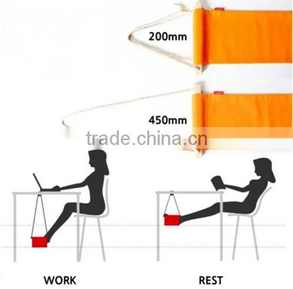Portable Mini Foot Rest Stand Desk Feet Hammock photo-3