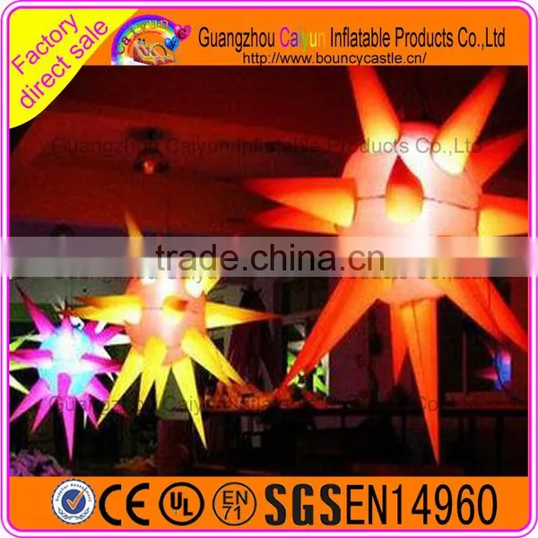 Cheap Advertising Inflatable LED Light Star for Party Decoration photo-2