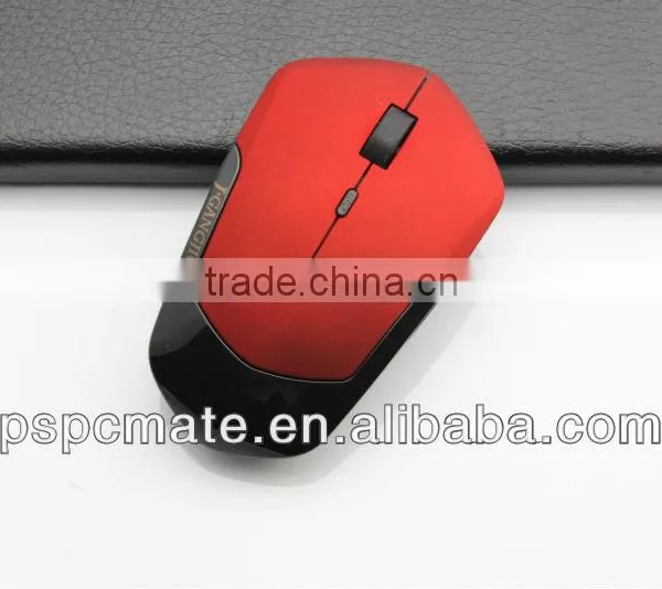 Blue New Design Rubber Surface 2.4G Wireless Mouse for Laptop PC Travelingn Use photo-5