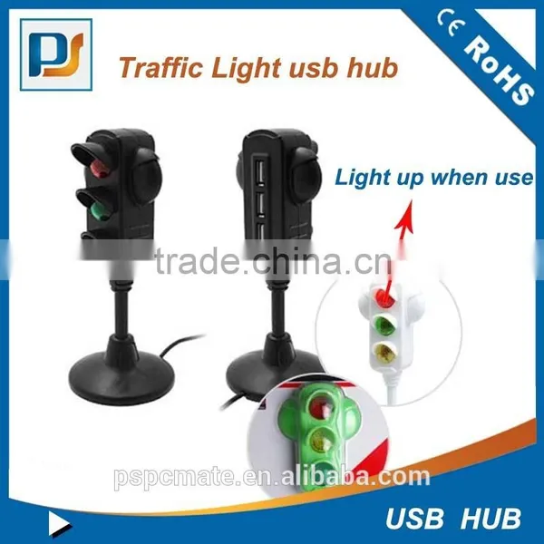 Hot Selling Traffic Light Shape Light up Light 3 Port Usb Hub for Promotional Use photo-4