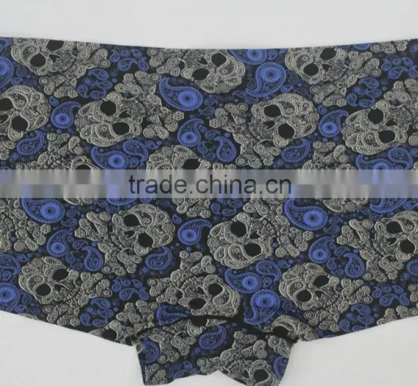 Skull Boyshort Panties Type and OEM Supply Type Underwear for Women photo-2