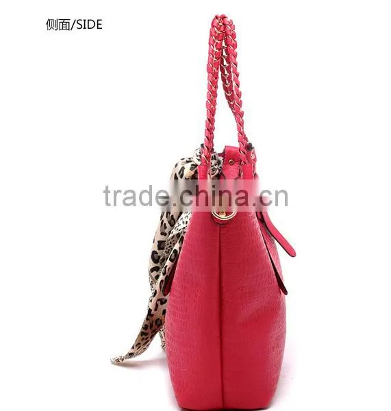Women's Bags 2015 Spring and Summer Fashion Trend Macaron Gentlewomen Silk Scarf Decoration Cross-body Handbag photo-4