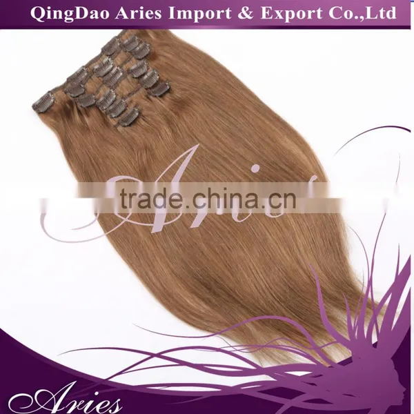 Top Quality 100% Unprocessed Human Virgin Hair Sexy Clip In Hair Extensions For White Women photo-6