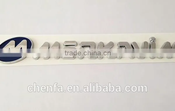 2015 New Style Hot Products 3D Adhesive Chrome Emblem for Car photo-4