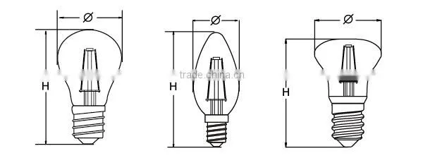 LED Candle Bulb For Chandeliers 4W LED Filament Candle Bulb photo-5