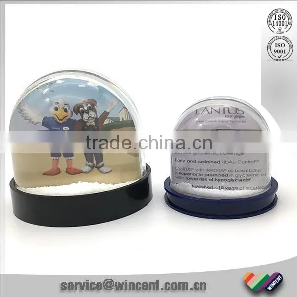 Put Photo in 6*6cm Acrylic Mini Snow Ball photo-4