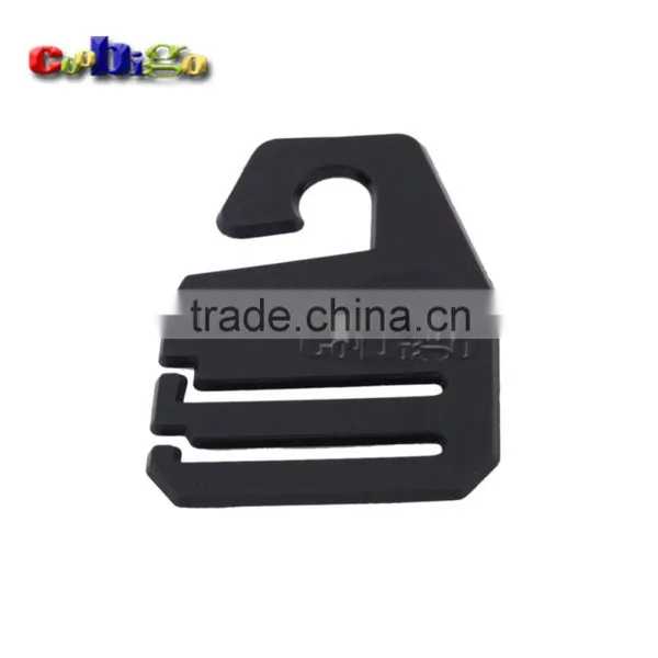 35mm Webbing Black Plastic Necktie Hanger&Hook For Ties Garment Accessories #FLC262-B photo-2