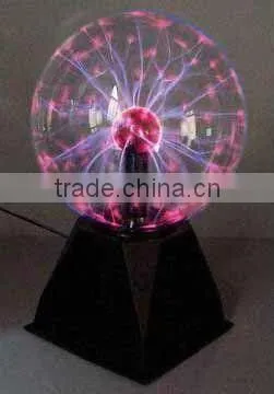 6" PLASMA NEBULA BALL Lightning Electricity Party Light TOUCH & SOUND Activated