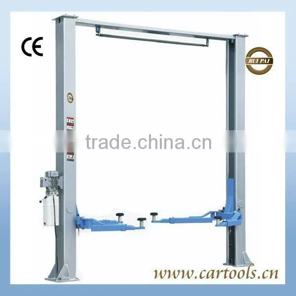 Asymmetric Column Clear Floor 2 Post Car Lift