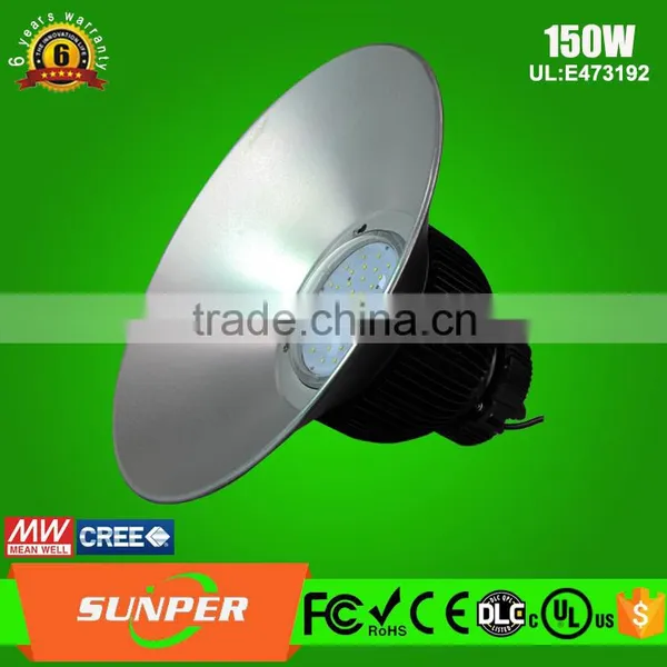 New Product 130lm/w 100w 150w 200w UFO Led High Bay Nichia Led Chip and Meanwell Driver photo-5