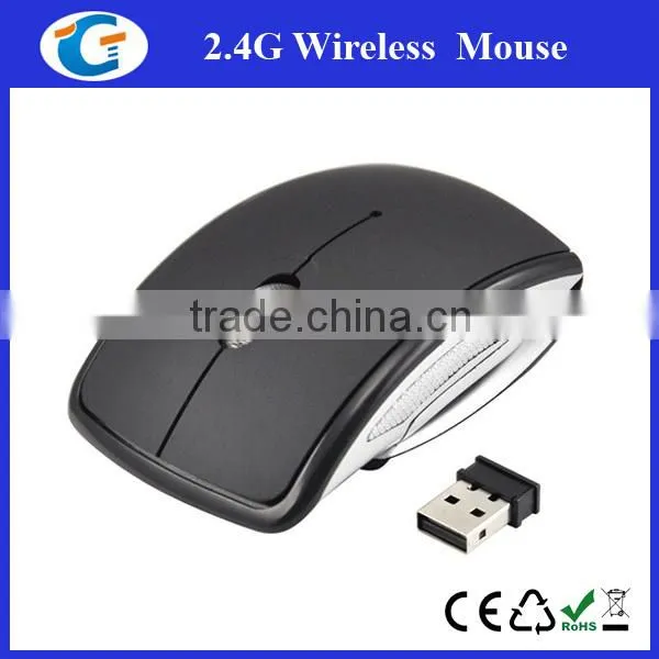 Wireless 2.4ghz Usb Folding Mouse With Oem Printing photo-3