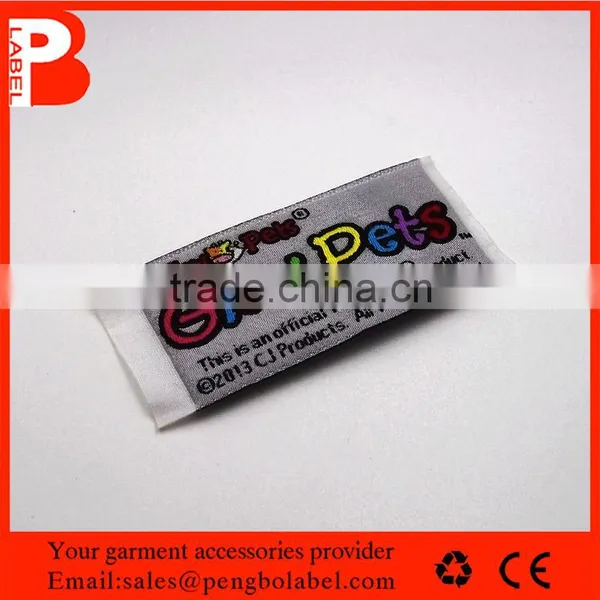 Custom Brand Name Logo Design Neck Woven Label for Shirts photo-5