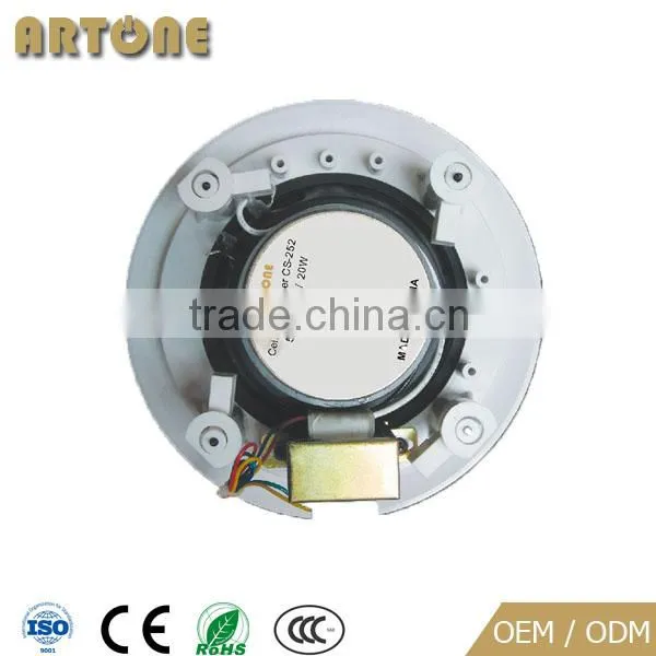 High Quality 30W 2 Way 6 Inch PA System Coaxial Ceiling Speaker With Covers photo-5