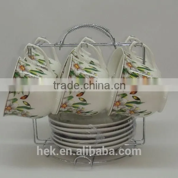 Bulk Ceramic Porcelain Tea Cup and Saucer Sets photo-2