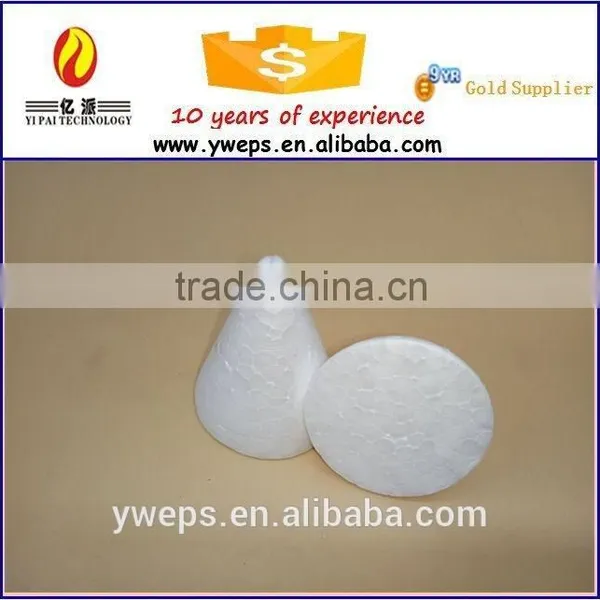 High Quality Giant White Indoor Decorative Christmas Styrofoam Cones photo-3