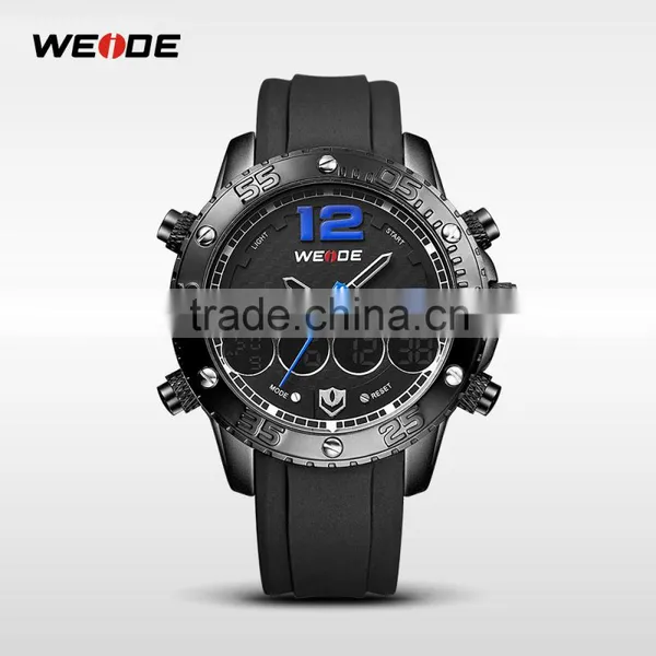 2016 Pu Strap Waterproof Guangzhou Weide Watches For Men WH3405
