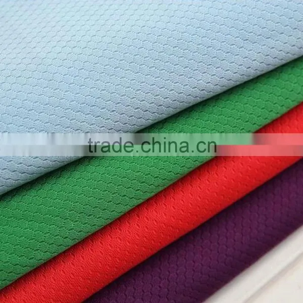 Weft Knit Quick Dry 100% Polyester Fabric Textile Jacket Knit Cloth Factory