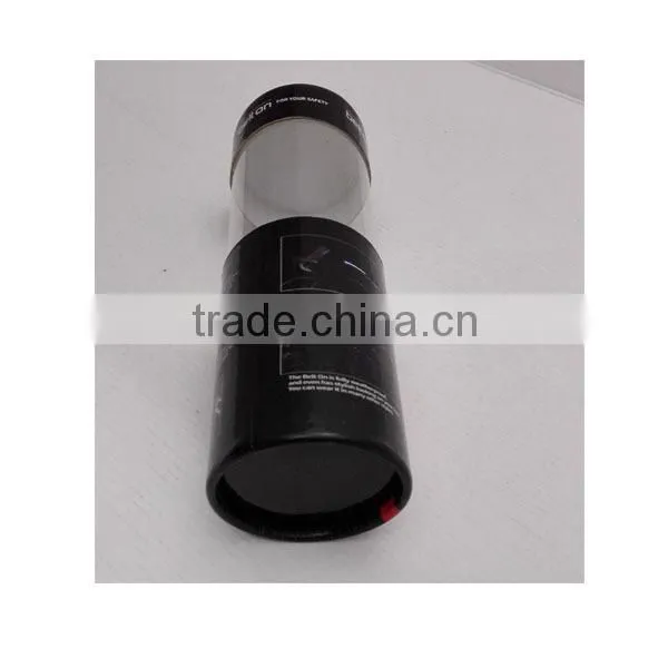 Paper and Transparent PVC Material Cylinder Display Box for Towel Packing photo-2