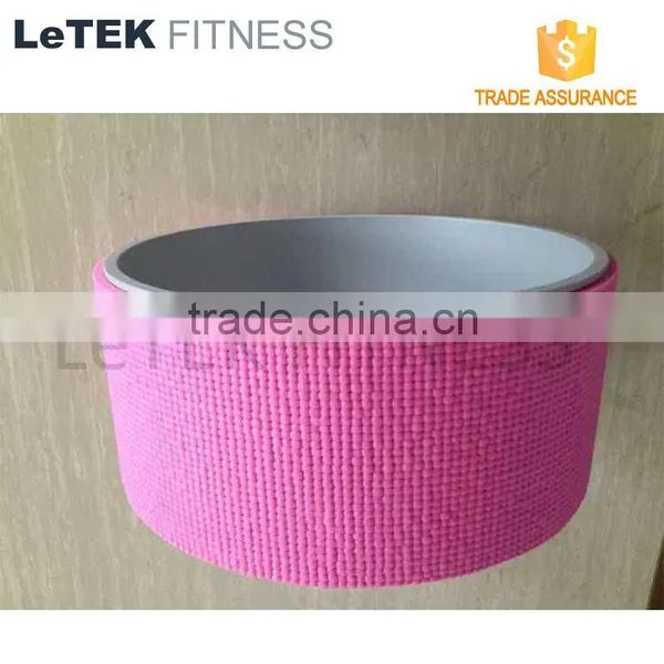 2015 Hot Sale Factory Supply PVC Yoga Wheel