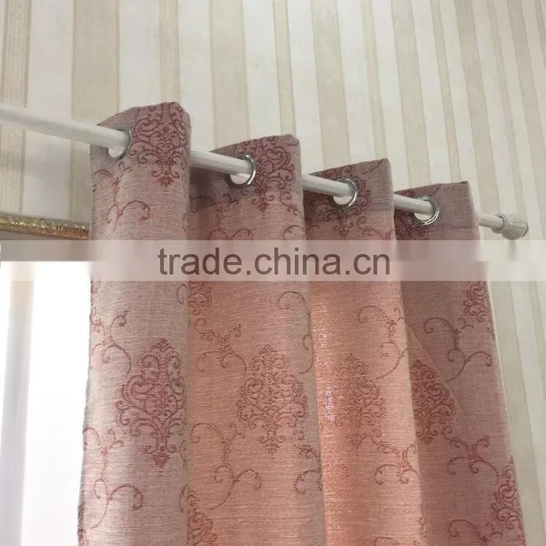 New Arrival 100% Polyester Linen Like Jacquard Curtain & Curtain Fabric photo-5