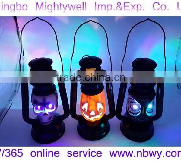 Halloween Lantern Creative Colourful LED Novelty Owl Camping Light photo-5