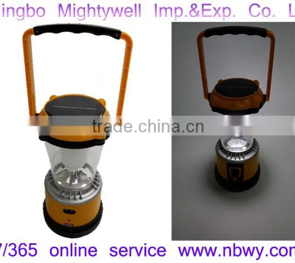 5 PHi8 LED Solar Camping Lantern With Built-in Power Bank Mobile Phone Charger photo-2