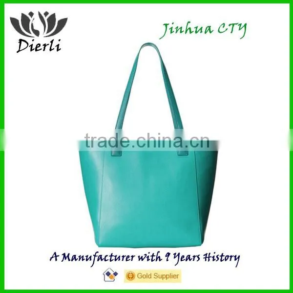 Plain Leather Tote Bag photo-5