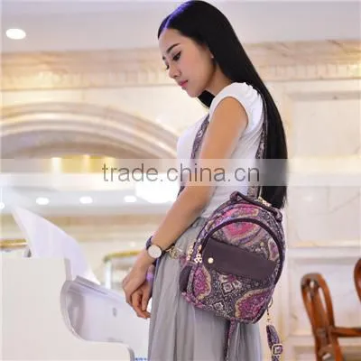 Brand New Design Chinese Folk Style Canvas Backpack & Chest Bag photo-6