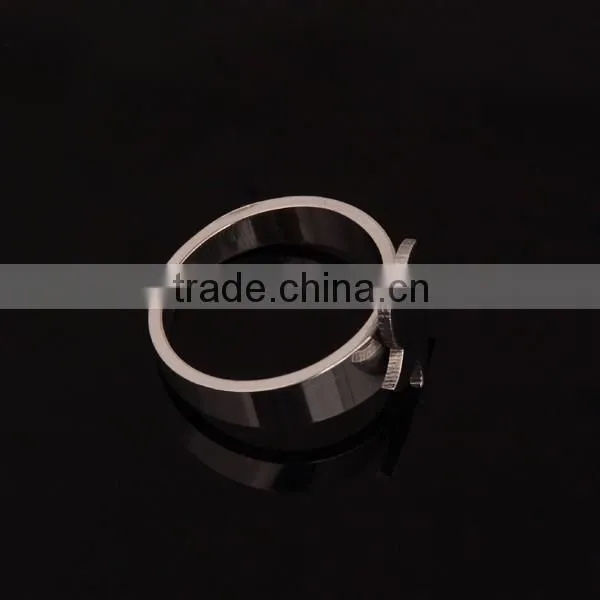 Stainless Steel Leaf Ring photo-3