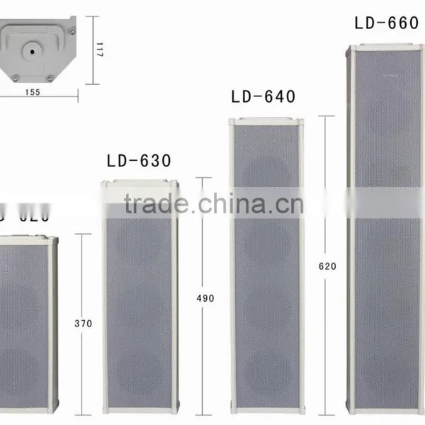 LD-6 Series 20-60W Waterproof PA Column Speaker photo-2