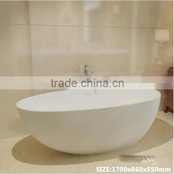 Polyester Resin Stone Bathroom Bathtub,Freestanding Bathtub ,acrylic Solid Surface Transparent Bathtub Folding Bath Tub photo-6
