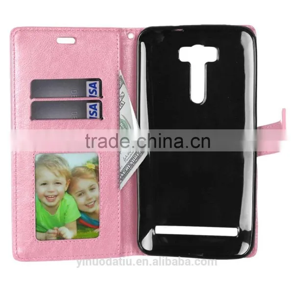 Hot Sale PU Leather Mobile Phone Flip Wallet Kickstand Case for ASUS Zenfone 2 Laser ZE601KL 6.0 photo-6