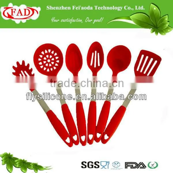 Set of 6 Pieces Heat Resistant Silicone Kitchen Utensil photo-2