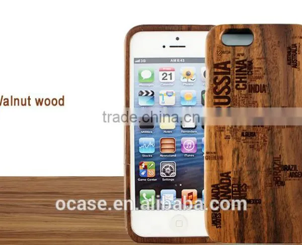 Verious Country Name Engraving Phone Case Wood Cover for IPhone 6/6s/6 Plus photo-6