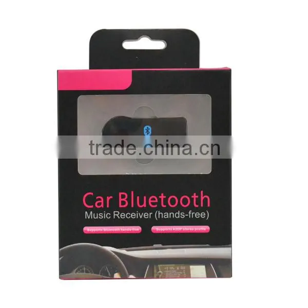 Mini Portable 3.5mm Jack Bluetooth Car Kit, Car Stereo Bluetooth Kit Bluetooth Receiver With Microphone-RBT30 photo-4