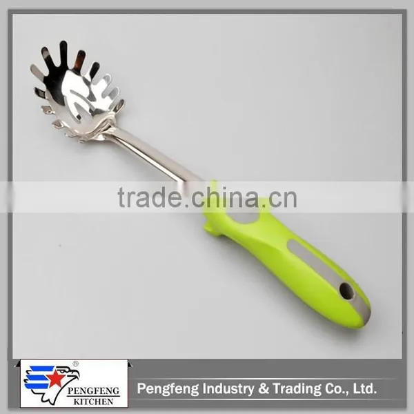 Stainless Steel Slotted Scoop With PP Handle photo-2