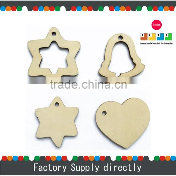 Natural Color New Promotional Wooden Decoration Pieces