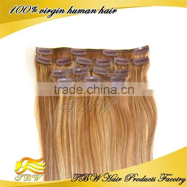 New Arrvial Human Hair Clip in Hair Pieces for Thinning Hair photo-2