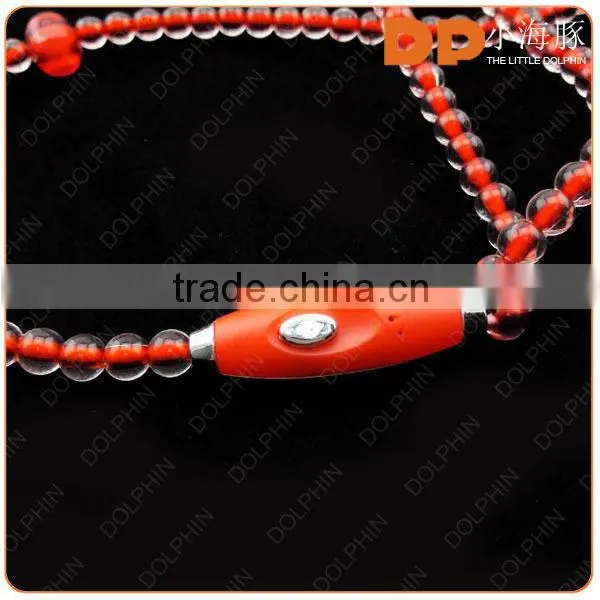 Fashion Design Selling Bead Eearphones Necklace Headphone With Mic for Woman Gift photo-2