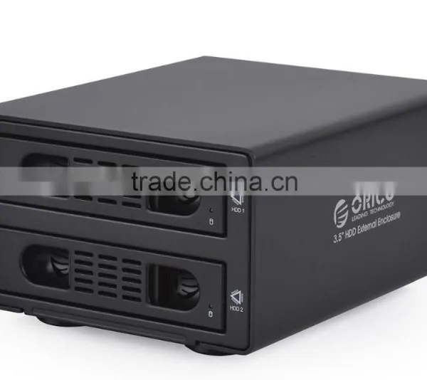 3529RUS3 hard disk enclosure case 2 bay HDD RAID ENCLOSURE CASE ,RAID USB 3.0