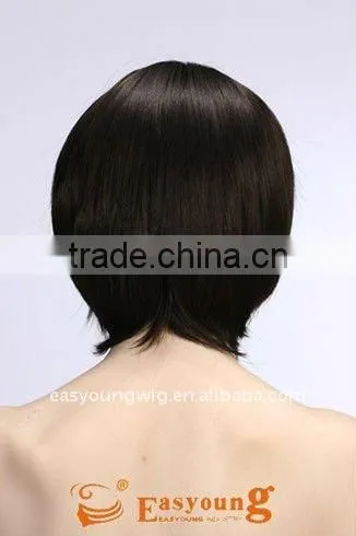 Black Synthetic Wigs, Ladies Short Bob Hair Cut Wigs photo-2