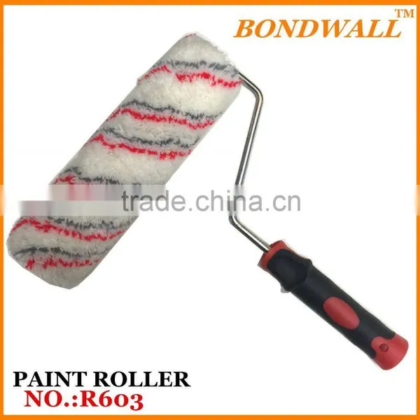 Paint Roller Brush Acrylic Material Wall Decorative Rubber Handle