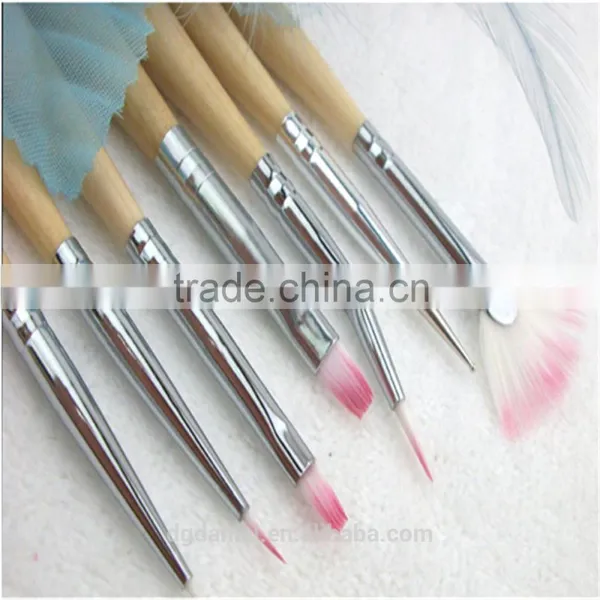 3pcs Red Fashion Makeup Nail Art Brush photo-3