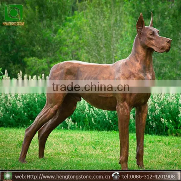 Dog Sculpture Lifesize Bronze Sculpture