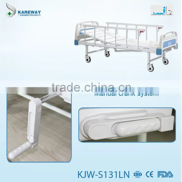 One Function Manual Adjustable Simple Flat Hospital Beds photo-6