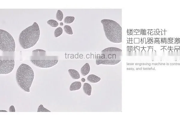 Carved Square Table LED Display Lamp With Flower Shape photo-2