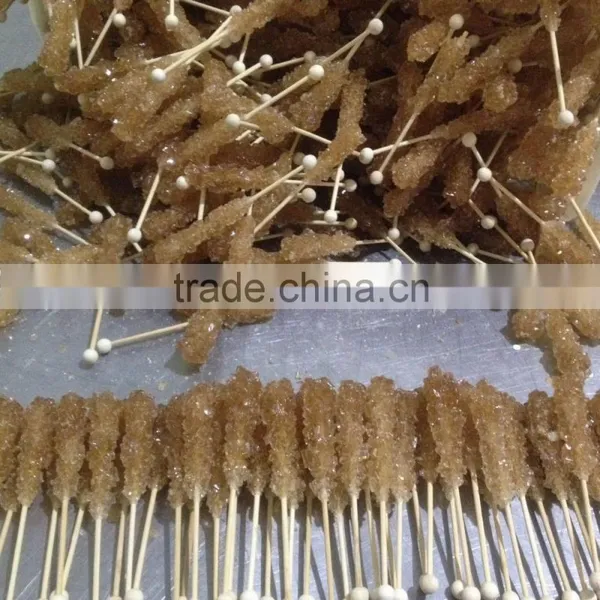 Hard Candy Rock Lollipop for Tea Coffee , Crystal Lollipop Swizzle Sticks photo-6