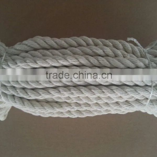 10mm Cotton Rope, 3 Strands Twisted Cotton Cord photo-3